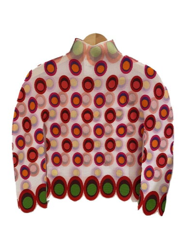 【中古】me ISSEY MIYAKE◆プリントストレッチハイネック/長袖カットソー/--/ポリエステル/PNK/総柄/M181FJ321【レディースウェア】 【中古】me ISSEY MIYAKE◆プリントストレッチハイネック/長袖カットソー/--/ポリエステル/PNK/総柄/M181FJ321【レディースウェア】