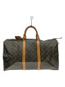 【中古】LOUIS VUITTON◆キーポル50_モノグラム・キャンバス_BRW/PVC/BRW【バッグ】