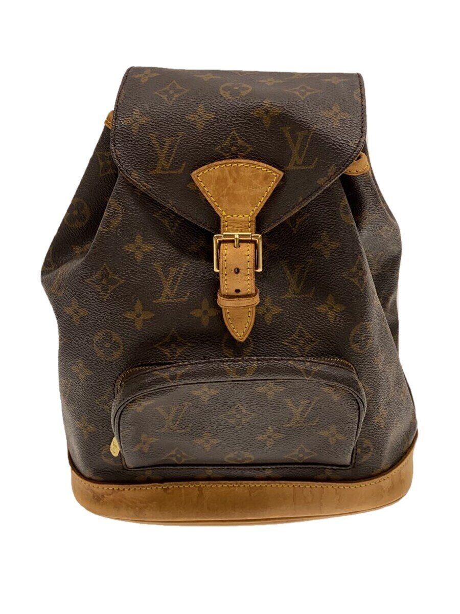 楽天2nd STREET 楽天市場店【中古】LOUIS VUITTON◆モンスリMM_モノグラム・キャンバス_BRW/PVC/BRW/総柄【バッグ】