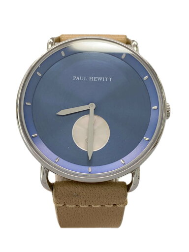 【中古】PAUL HEWITT◆手巻腕時計/アナログ/レザー/BEG【服飾雑貨他】 【中古】PAUL HEWITT◆手巻腕時計/アナログ/レザー/BEG【服飾雑貨他】