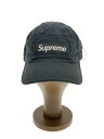 【中古】Supreme◆キャップ/--/リネン/BLK/無地/メンズ【服飾雑貨他】