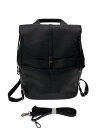 【中古】TUMI◆リュック/レザー/BLK/738009D【バッグ】