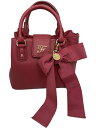 【中古】Maison de FLEUR◆ショルダーバッグ/--/RED【バッグ】