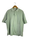 【中古】Graphpaper◆22SS/Cotton Pique Jersey ポロシャツ/FREE/コットン/GRN/GM221-70230【メンズウェア】