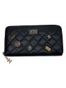 【中古】CHANEL◆CHANEL シャネル 長財布/レーヨン/BLK/レディース【服飾雑貨他】