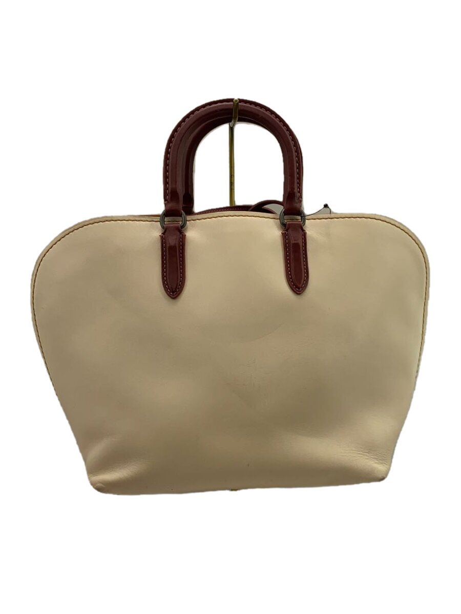 COACH - 【中古】COACH◆ハンドバッグ/--/WHT/無地/l1680-59132【バッグ】