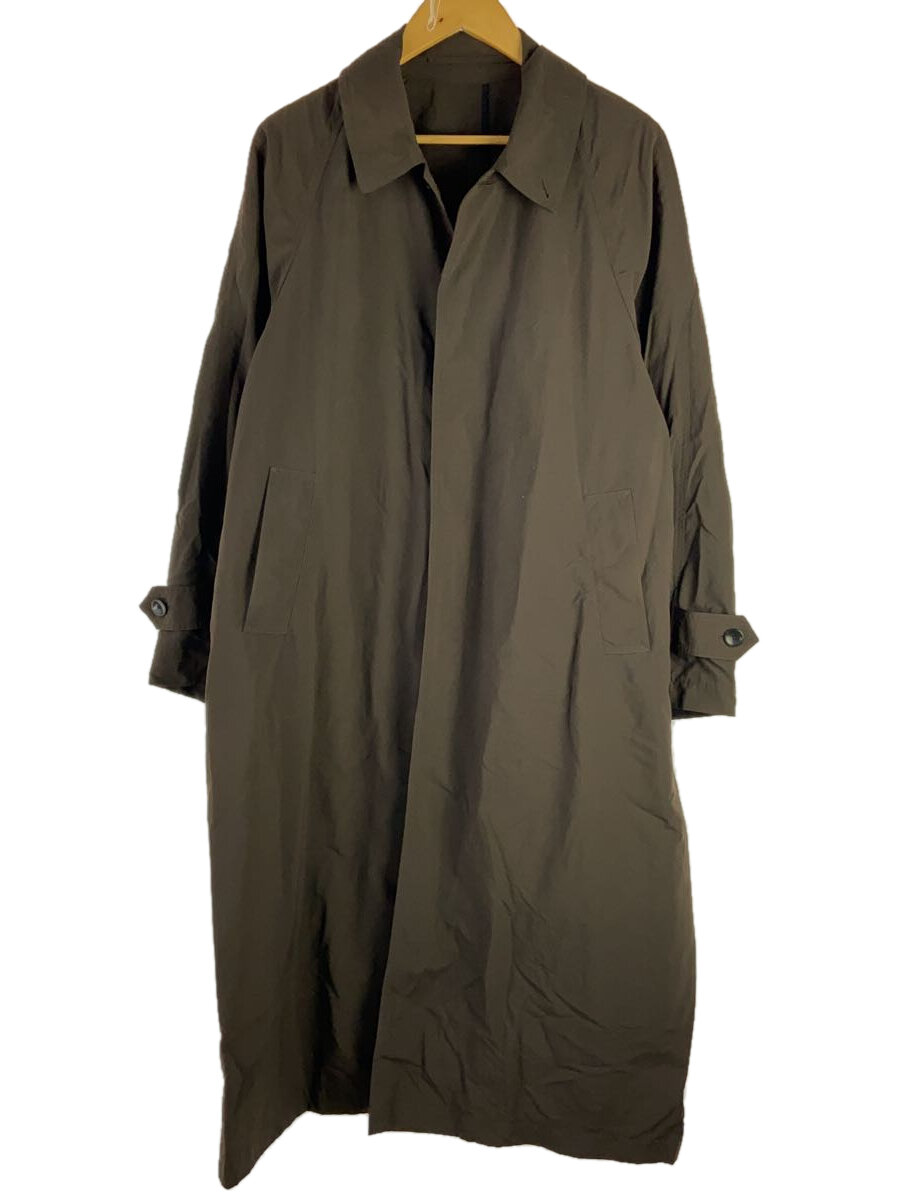 【中古】Steven Alan◆ステンカラーコート/M/ナイロン/ブラウン/8125-199-0425【メンズウェア】