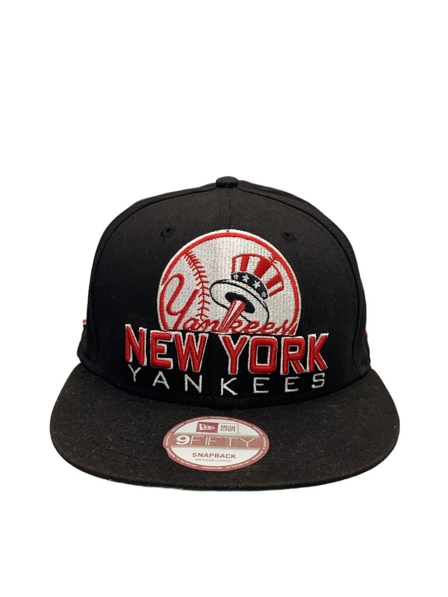 【中古】NEW ERA◆キャップ/M/ポリエステル/BLK/メンズ【服飾雑貨他】