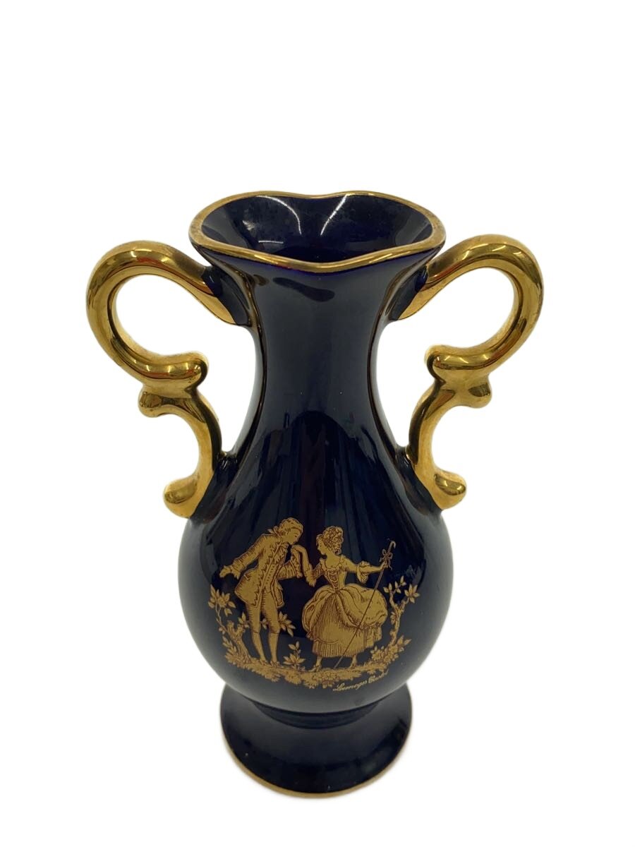 【中古】limoges castel◆壷・花瓶/NVY//【インテリア小物・日用雑貨】