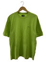 【中古】STUSSY◆Pigment Dyed Inside Out/インサイドアウト/Tシャツ/L/コットン/GRN/プリント//【メンズウェア】