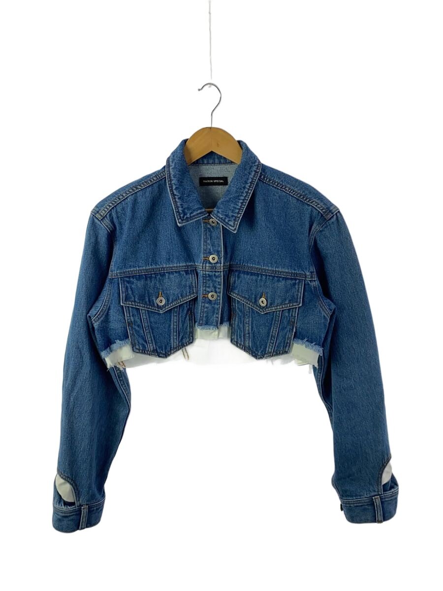 【中古】MAISON SPECIAL◆Gジャン/FREE/コットン/IDG/無地/21231115201【レディースウェア】