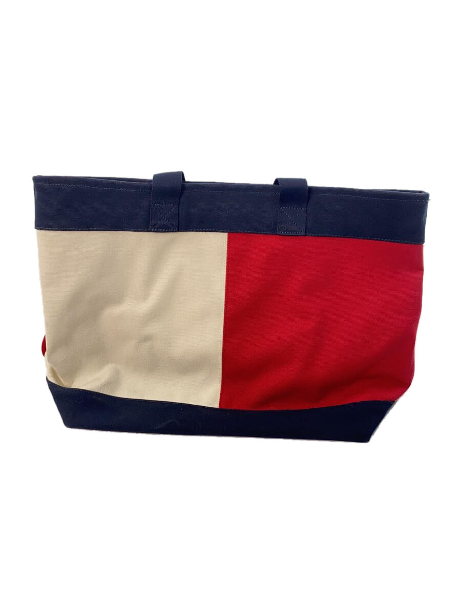 【中古】TOMMY HILFIGER◆トートバッグ/--/NVY/無地【バッグ】