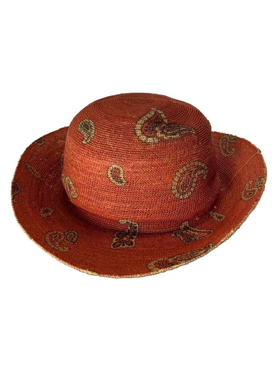 Panama Hats - 【中古】ETRO◆ストローハット/--/ORN/ペーズリー/レディース【服飾雑貨他】