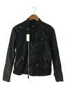 【中古】AWESOME LEATHER/ダブルライダースジャケット/1/山羊革/BLK/AL-003-L【メンズウェア】