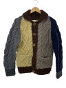 【中古】KANATA◆カーディガン(厚手)/--/ウール/マルチカラー【メンズウェア】(4)