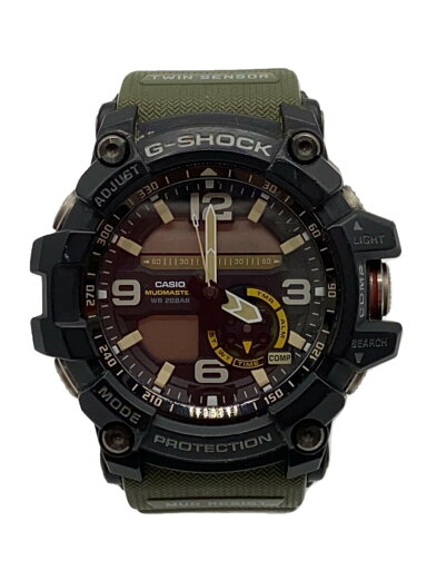 【中古】CASIO◆クォーツ腕時計・G-SHOCK/デジアナ/ラバー/KHK【服飾雑貨他】 【中古】CASIO◆クォーツ腕時計・G-SHOCK/デジアナ/ラバー/KHK【服飾雑貨他】