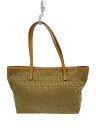 【中古】FENDI◆ズッキーノ柄ミニトートバッグ/パイピング亀裂・アッパー汚れ有/キャンバス【バッグ】