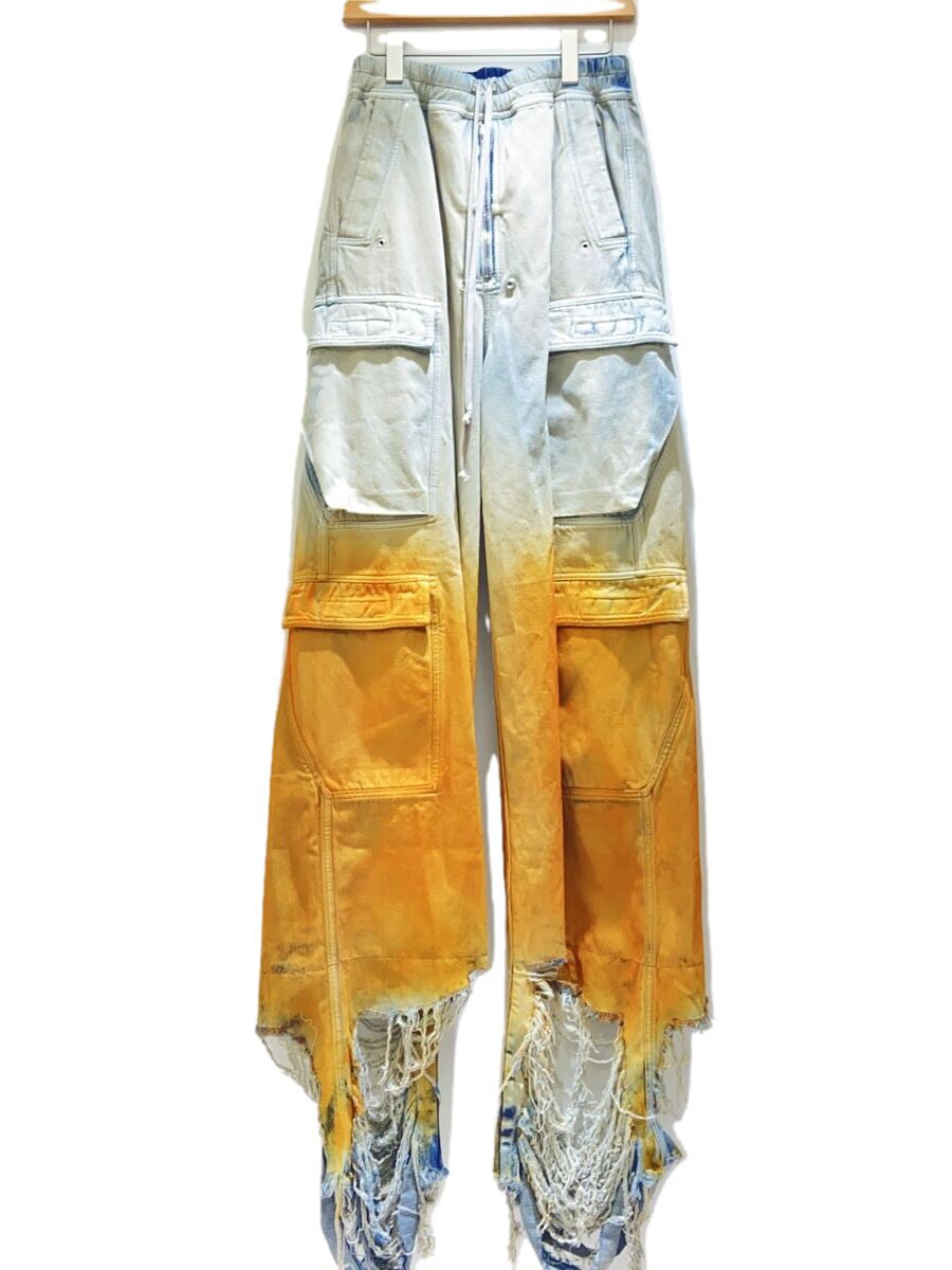 RICK OWENS DRKSHDW◆Double Cargo Jumbo Belas/ボトム/M/コットン/CRM/du01d1398-dkydfr//