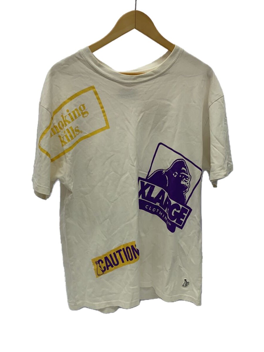 【中古】#FR2◆Tシャツ/L/コットン/WHT【メンズウェア】