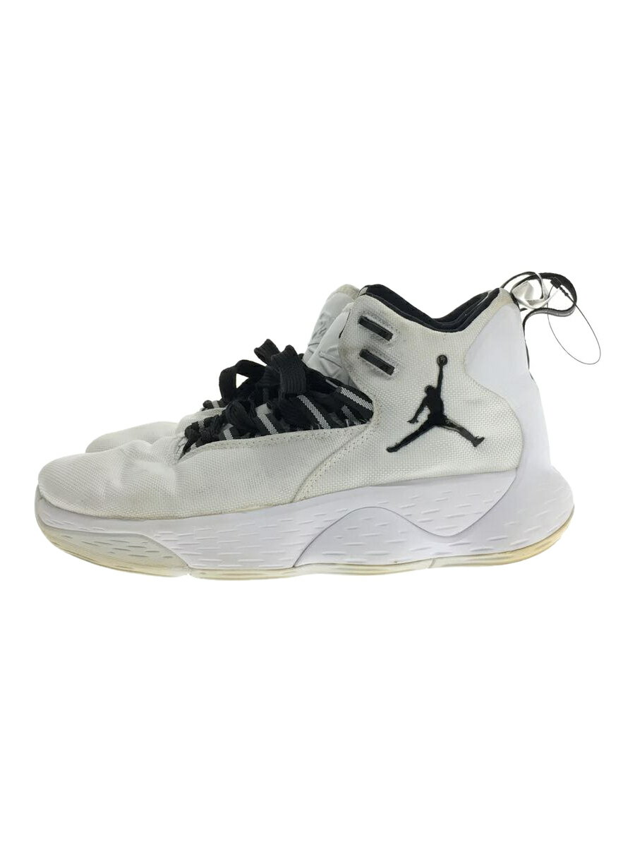 【中古】NIKE◆JORDAN SUPER FLY MVP PF/ジョーダンスーパーフライ/ホワイト/AR0038-100/25cm【シューズ】