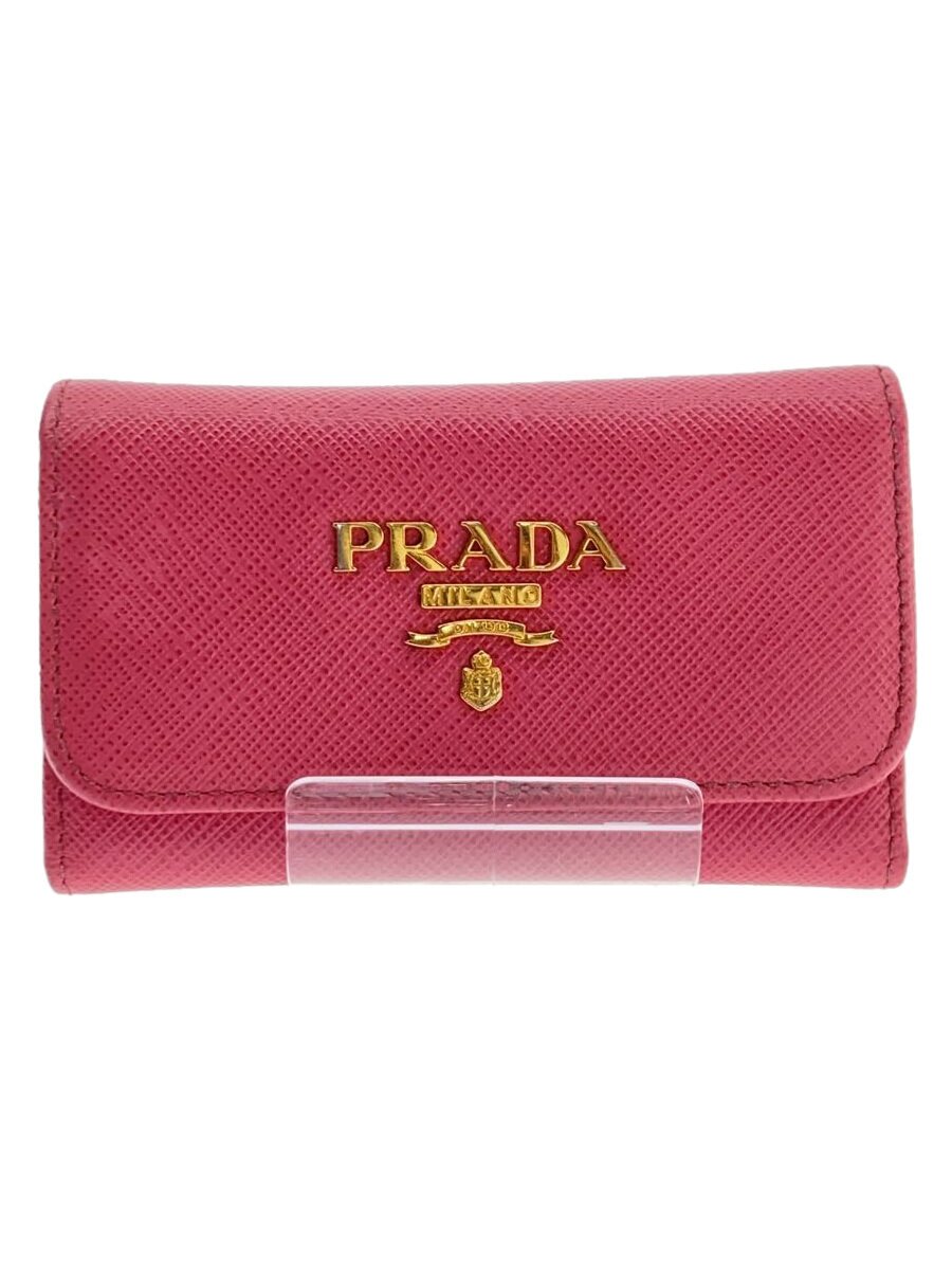 【中古】PRADA◆6連キーケース/--/PNK/レディース【服飾雑貨他】