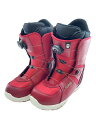 【中古】YELLOWBUS◆Honor/スノーボードブーツ/27cm/RED【スポーツ】