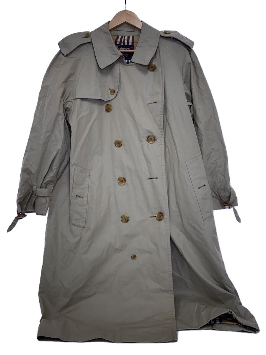 【中古】BURBERRYS◆トレンチコート/70-80s/ENGLAND製/コットン/BEG【メンズウェア】