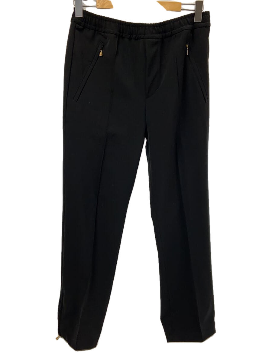 【中古】CULLNI◆股破れ有/22AW/センタープリーツ/ボトム/2/ポリエステル/BLK/22-AW-046【メンズウェア】