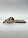 【中古】GUCCI◆サンダル/34.5/WHT/レザー【シューズ】