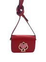 【中古】kate spade new york◆ショルダーバッグ/--/RED/無地/pxrua359【バッグ】