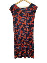 【中古】PLEATS PLEASE ISSEY MIYAKE◆ノースリーブワンピース/3/ポリエステル/マルチカラー/総柄/PP33-FH341【レディースウェア】(4)