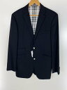 【中古】BURBERRY BLACK LABEL◆テーラードジャケット/L/ウール/BLK【メンズウェア】(4)