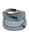 【中古】STUSSY◆ヘッドウェア/M/コットン/BLU/メンズ【服飾雑貨他】