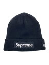 【中古】Supreme◆Box Logo Beanie/ニットキャップ/アクリル/ブラック/無地/メンズ【服飾雑貨他】