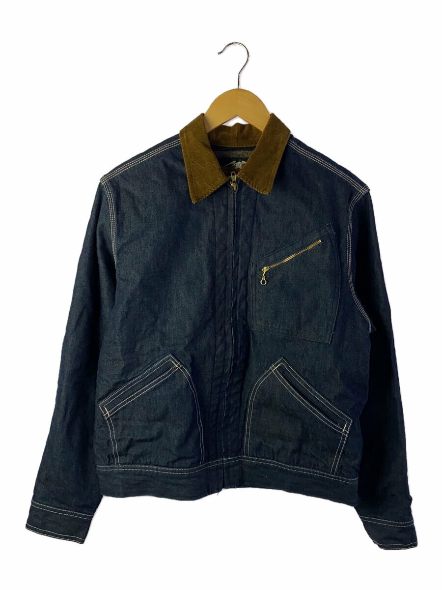 【中古】HARLEY DAVIDSON◆Gジャン/M/コットン/NVY【メンズウェア】