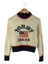 【中古】TOMMY HILFIGER◆セーター(厚手)/S/ウール/IVO【レディースウェア】