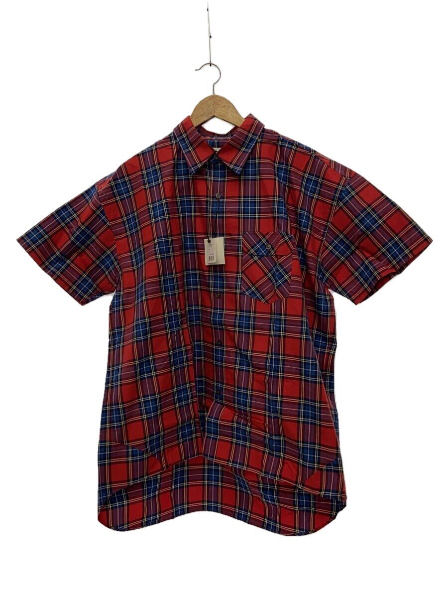 Rakuten - 【中古】ON THE TURF◆半袖シャツ/M/コットン/RED/チェック【メンズウェア】