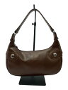 【中古】LONGCHAMP◆ハンドバッグ/レザー/BRW【バッグ】