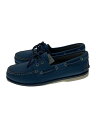 【中古】Sperry Top-Sider◆デッキシューズ/27.5cm/ブルー/レザー/STS25049【シューズ】