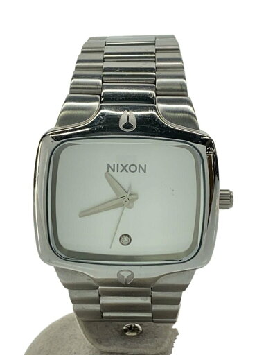 【中古】NIXON◆クォーツ腕時計/アナログ/ステンレス/シルバー/シルバー/THE PLAYER/電池切れの為【服飾雑貨他】 【中古】NIXON◆クォーツ腕時計/アナログ/ステンレス/シルバー/シルバー/THE PLAYER/電池切れの為【服飾雑貨他】