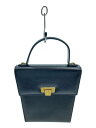 【中古】Christian Dior◆ヴィテージショルダーバッグ/レザー/BLK【バッグ】