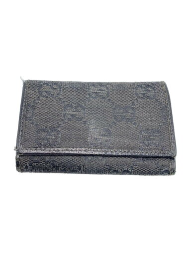 【中古】GUCCI◆GUCCI/キーケース/キャンバス/BLK/総柄/メンズ【服飾雑貨他】 【中古】GUCCI◆GUCCI/キーケース/キャンバス/BLK/総柄/メンズ【服飾雑貨他】