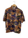 【中古】Christian Dior◆×Peter Doig/半袖シャツ/--/シルク/マルチカラー/総柄/033C508A5436【メンズウェア】(4)