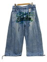【中古】TENDER PERSON◆ボトム/1/デニム/IDG/NL-PT-4206/24SS/DENIM BAGGY PANTS【メンズウェア】