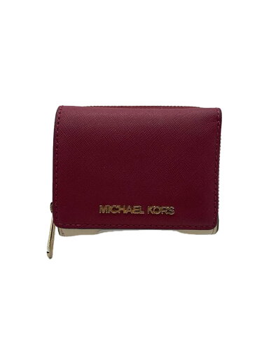 【中古】MICHAEL KORS◆3つ折り財布/--/RED/レディース/35F1GTVZ5L【服飾雑貨他】 【中古】MICHAEL KORS◆3つ折り財布/--/RED/レディース/35F1GTVZ5L【服飾雑貨他】