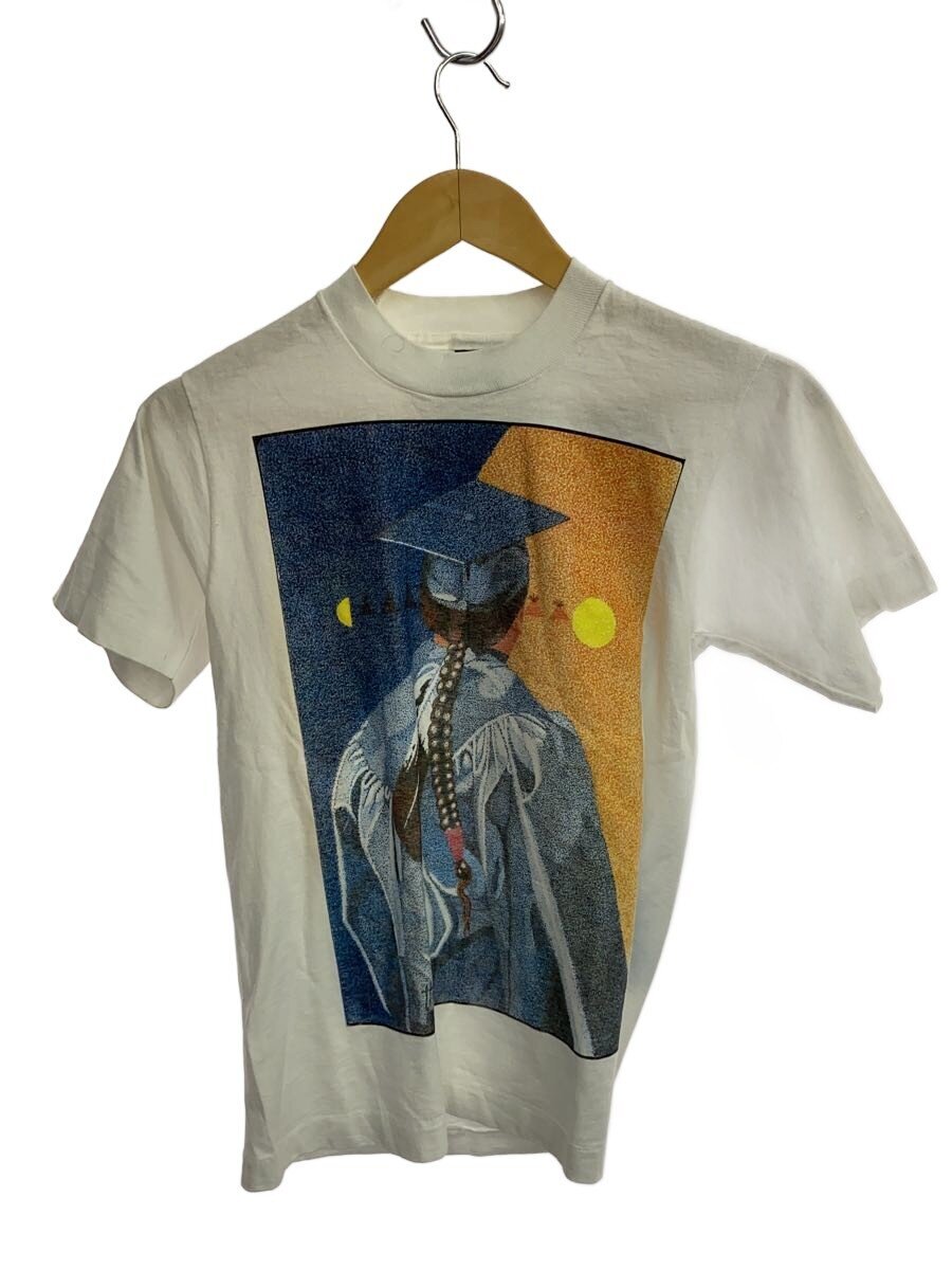 Rakuten - 【中古】SCREEN STARS◆Tシャツ/S/コットン/WHT/プリント/90s/アートT【メンズウェア】