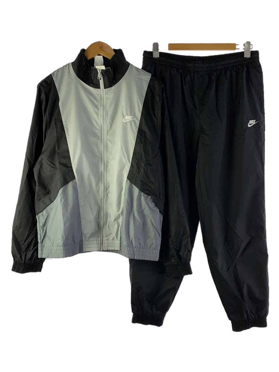 【中古】NIKE◆セットアップ/--/ポリエステル/BLK/HJ1986-010【メンズウェア】