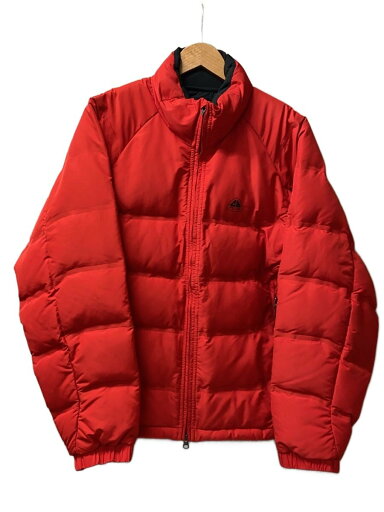 【中古】NIKE ACG◆ダウンジャケット/M/ナイロン/RED/無地【メンズウェア】 【中古】NIKE ACG◆ダウンジャケット/M/ナイロン/RED/無地【メンズウェア】
