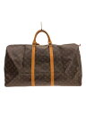 【中古】LOUIS VUITTON◆キーポル60_モノグラム・キャンバス_BRW/PVC/BRW【バッグ】