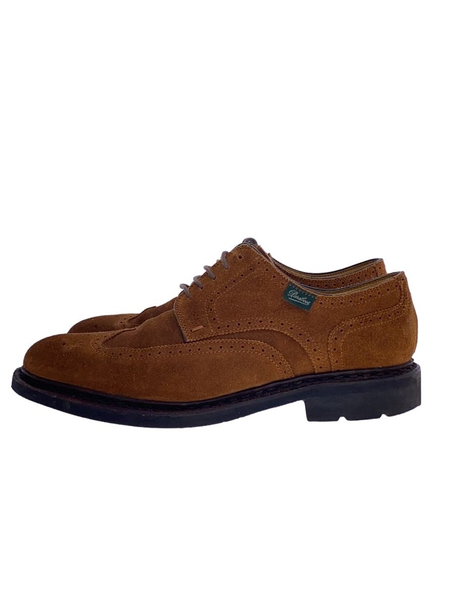 【中古】Paraboot◆ANDERSEN/アンデルセン/シューズ/UK6.5/ブラウン/スエード/ウイングチップ/? NULL ?【シューズ】